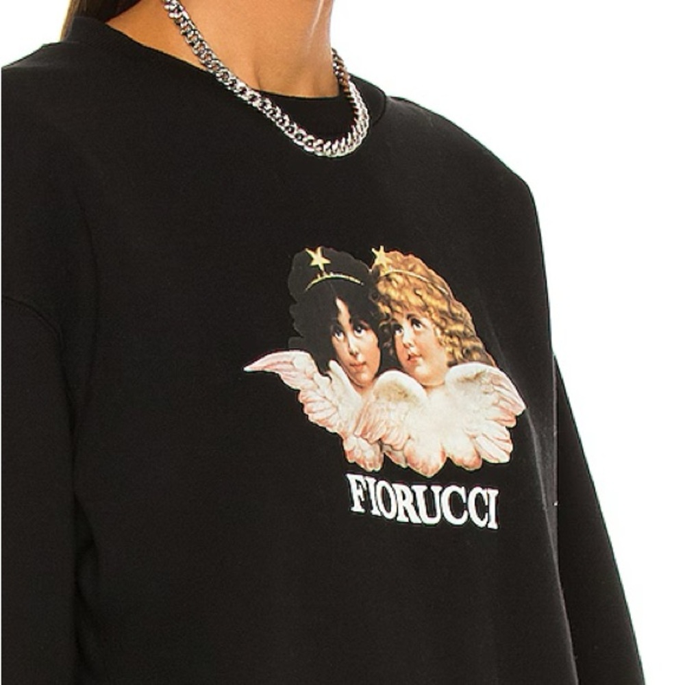 Fiorucci Black Angel Graphic Sweatshirt